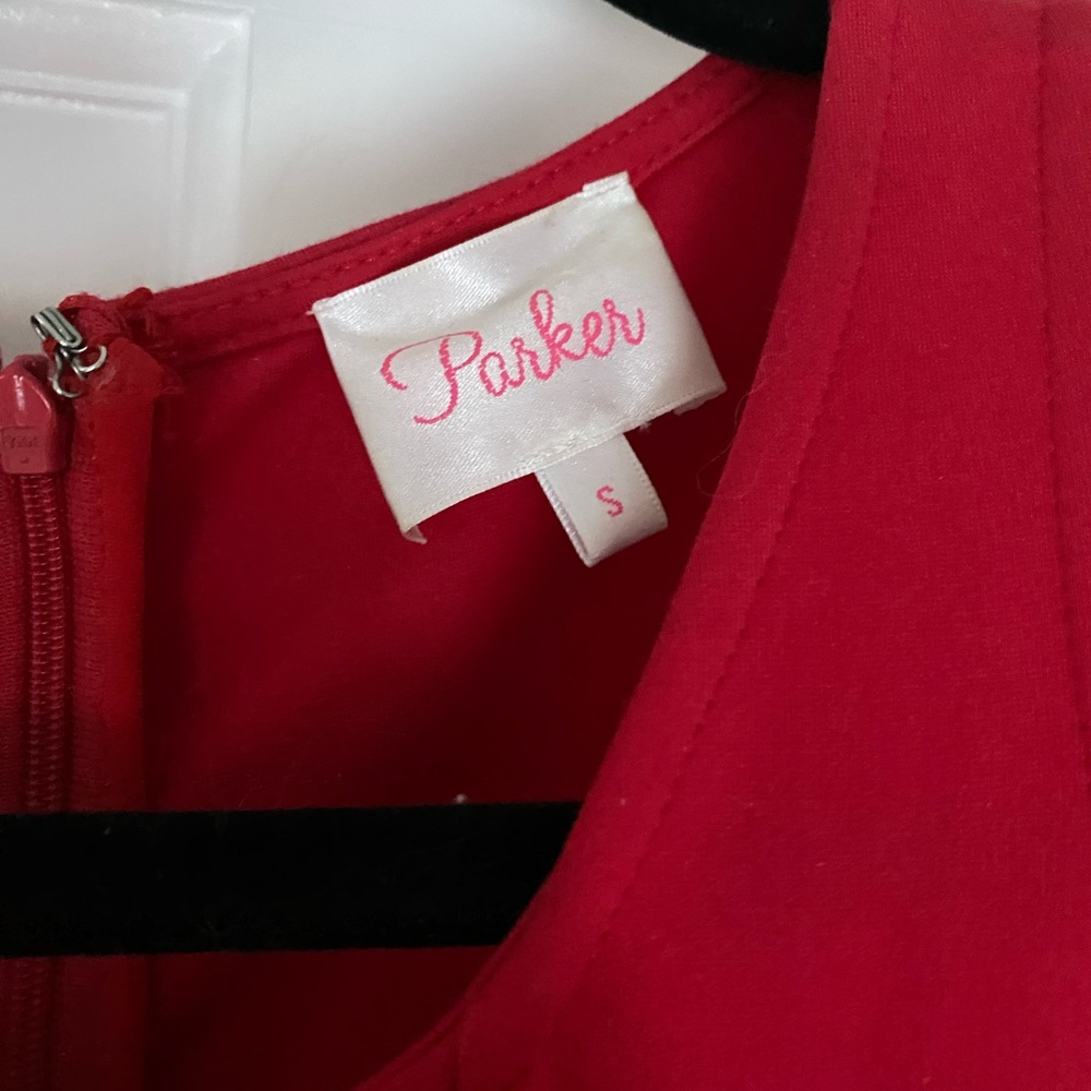 Red Parker size Small dress - Picture 4 of 4